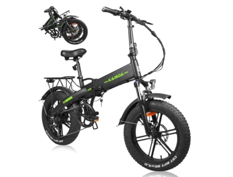 Bicicleta Elétrica KAISDA K2M 500W 13Ah Preto