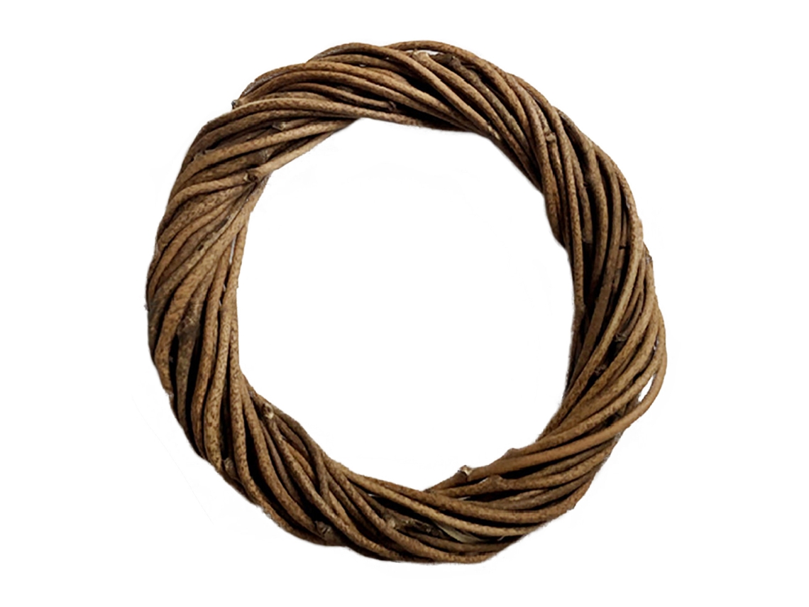 Anel De Espiral Laxiscreed Com 15cm De Diâmetro Para Decoração Natural De Smilax Glabra