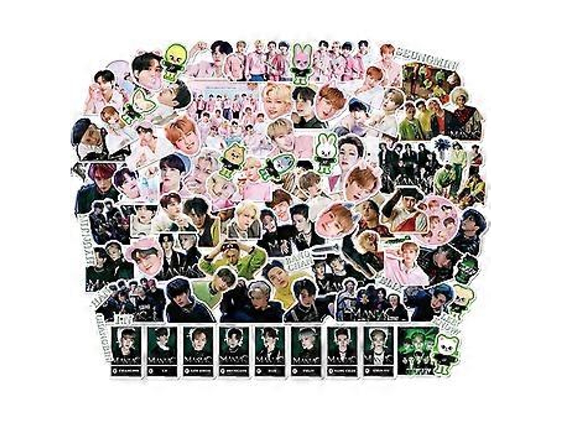Adesivos Kpop Stray Kids Novo Álbum Oddinary - Pacote com 95 Adesivos Impermeáveis para Laptop, Bagagem, Garrafa de Água e Celular - Oferta Aquaforge