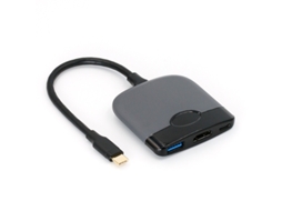 Yizhood Usb C Docking Station para 4k Hdmi Usb 3.0 PD para Nintendo Switch Laptop Cinza