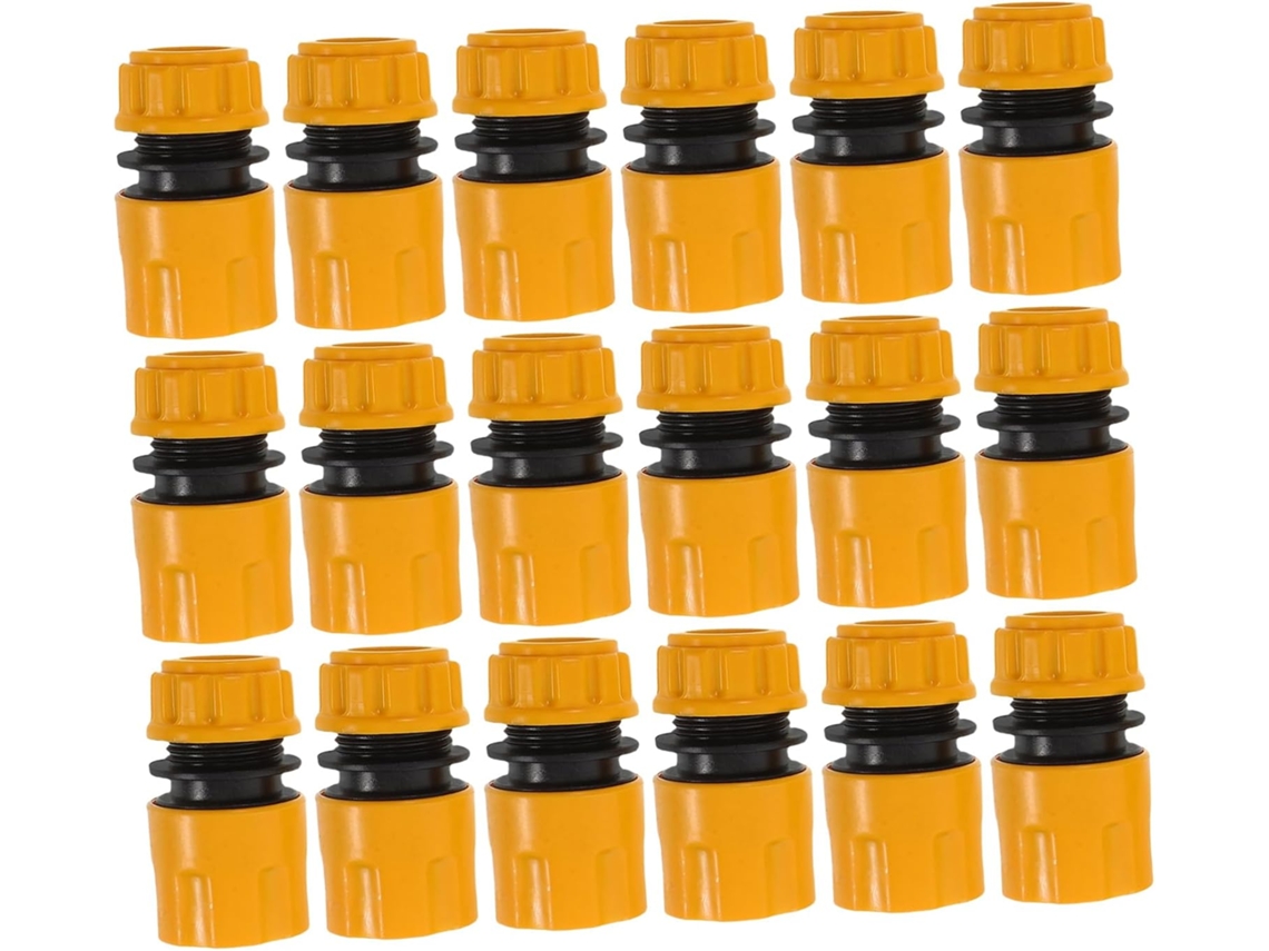 Kit De 20 Adaptadores Rápidos Para Mangueira De Jardim De Plástico Resistente.