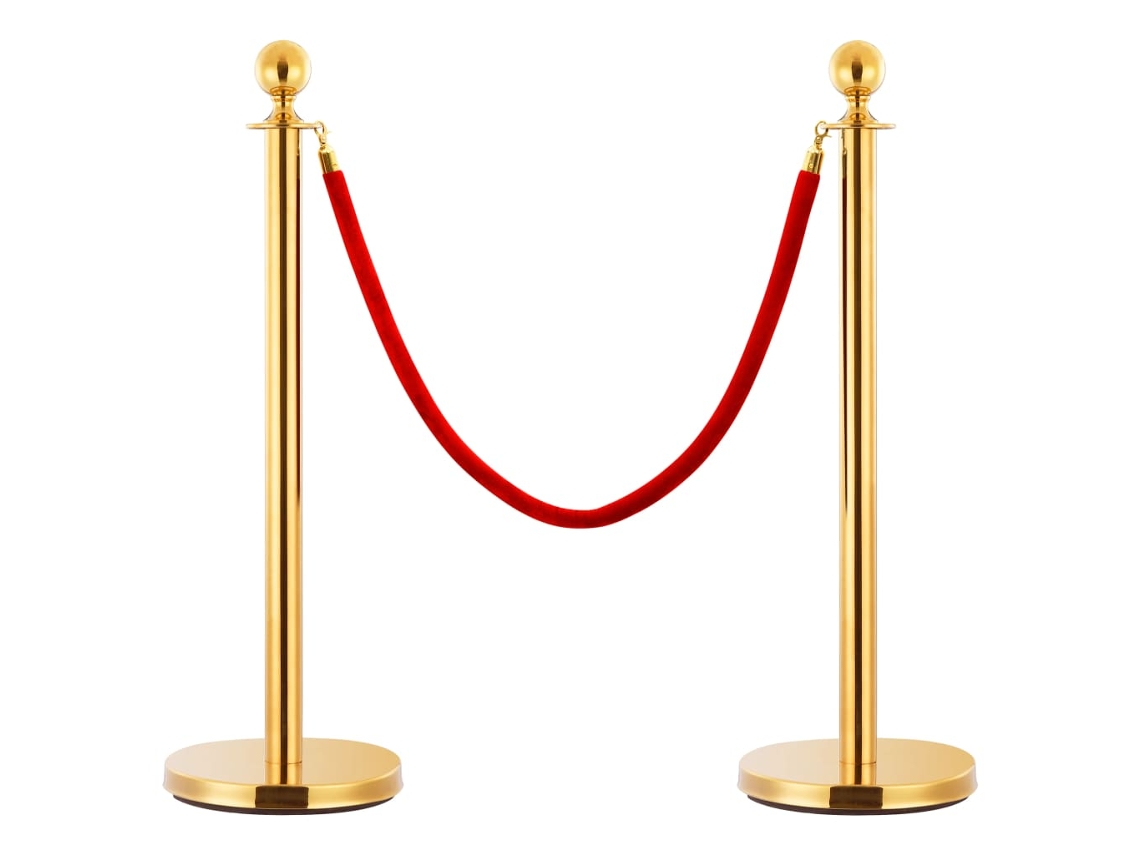Queue Barrier Stand, Queue Barrier Stands Vidaxl