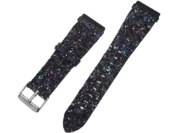 Pulseira De Couro De Substituição Para Relógio Com Glitter