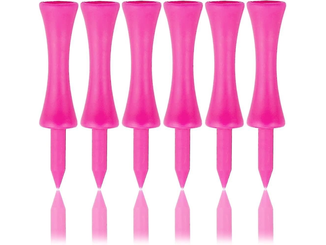 Tees de Golfe rosa, 57mm, pacote com 100 unidades BRILVIBERA, 2,25 polegadas
