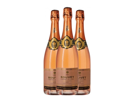 Espumante rosé BOUVET LADUBAY Cuvée Excellence Rosé Cabernet Franc Brut Crémant de Loire (0.75 L - 3 Unidades)