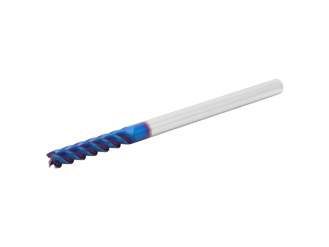 Laxiscreed Fosfatada De Alta Dureza Hrc65° Para Fresadoras Com 4 Flautas Em Aço Tungsténio