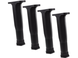 Sewacc Conjunto De 4 Pés Suporte Ajustáveis Em Altura Para Estrutura Cama, Resistentes Ao Desgaste, Para Substituição Em
