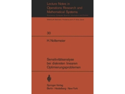 Livro Sensitivitatsanalyse Bei Diskreten Linearen Optimierungsproblemen De H Noltemeier (alemão)