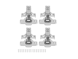 Hinges Hidráulico com Parafusos 105° e Amortecedor para Móveis Primerox
