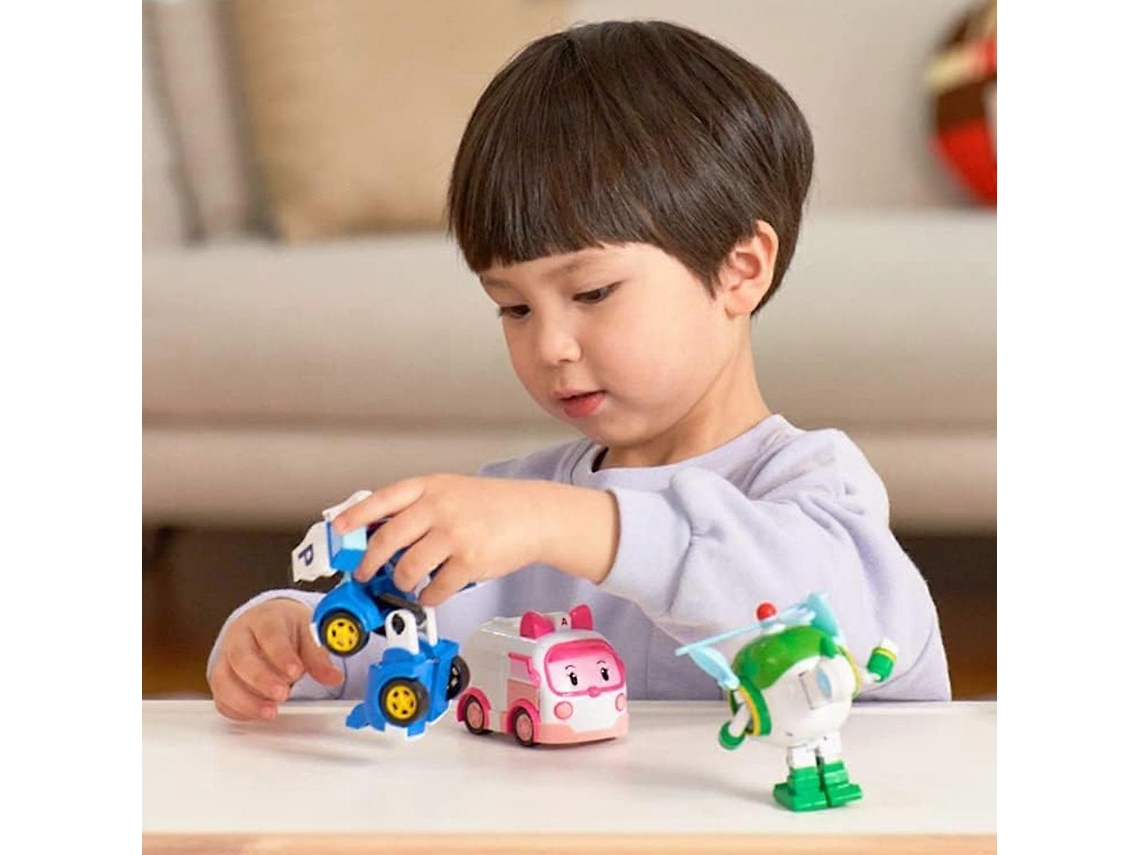 Em 1 Modelo De Carro Robô De Desenho Animado Brinquedo Robô Figura De Ação Pré Escolar Presente Para Crianças Meninos Meninas Ti Aquaforge