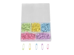 Grampos de Segurança de Aço Inoxidável 5 Cores 325pcs para Artesanato DIY Lar Costura | S/MARCA
