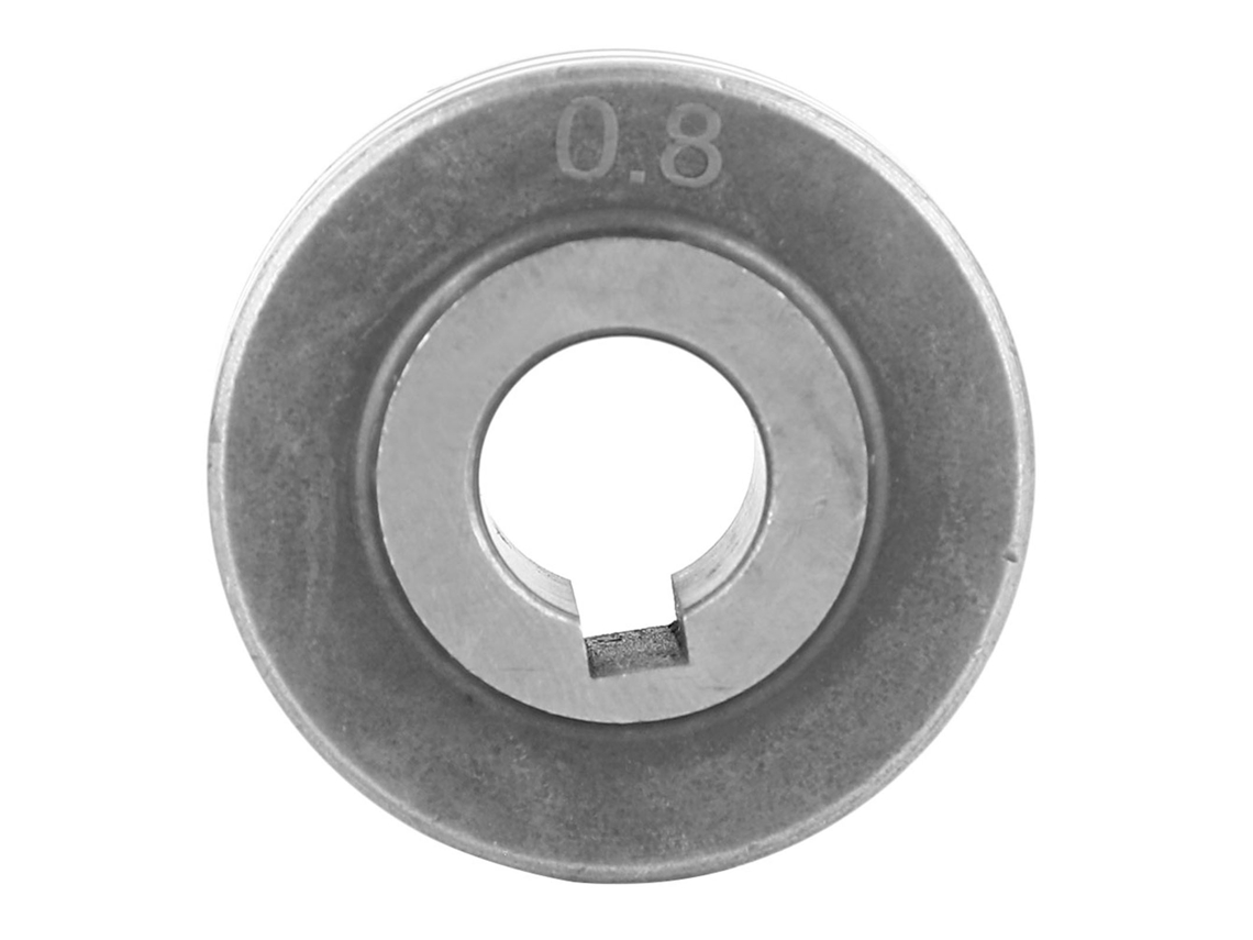 Roda de alimentação de arame de solda em aço inoxidável 0,8/1,0/1,2/1,4/1,6 mm (0,8 mm)