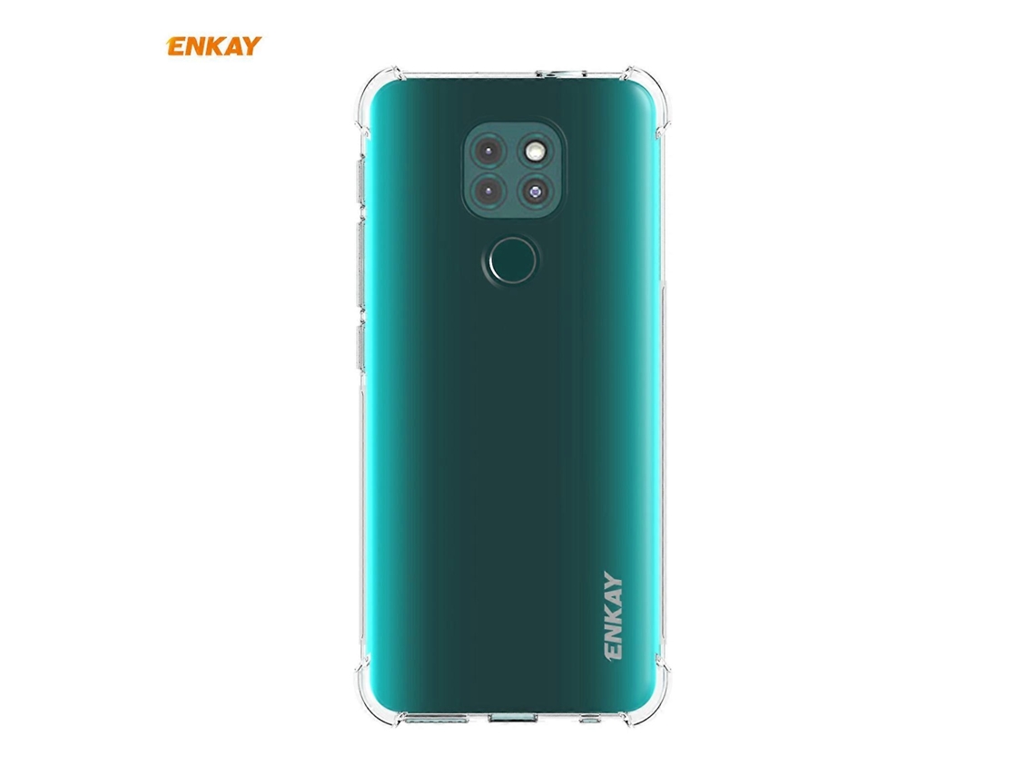 Capa Protetora Transparente De Tpu Resistente A Impactos E Antiderrapante Para Motorola Moto G9 / G9 Play Hat-prince Enkay.