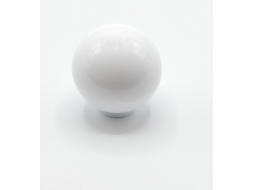 Puxador HARDWAREXCHANGE Resina Polida, 34mm branco (pacote de 25)