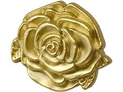 Puxador De Armário Outanaya Rose Com Formato Flor, Ideal Para Gavetas, Guarda Roupas E Móveis