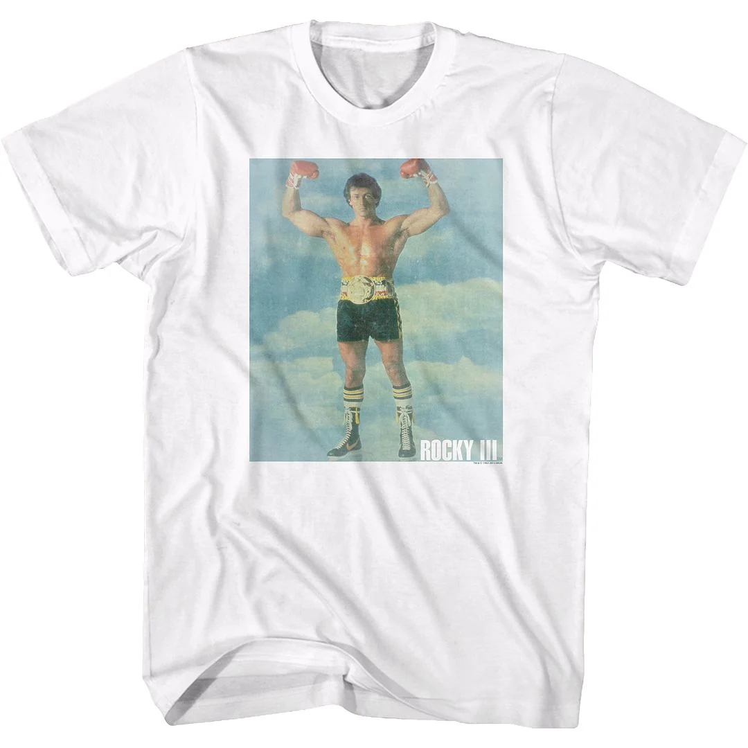 Rockinstone Rocky Movie So Fly White Adult T-shirt Size:xxl