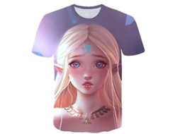 Camisetas De Manga Curta Para Niños Y Niñas Zelda Cartoon Con Impresión 3d Nuevas Llegadas 160 Cor 7