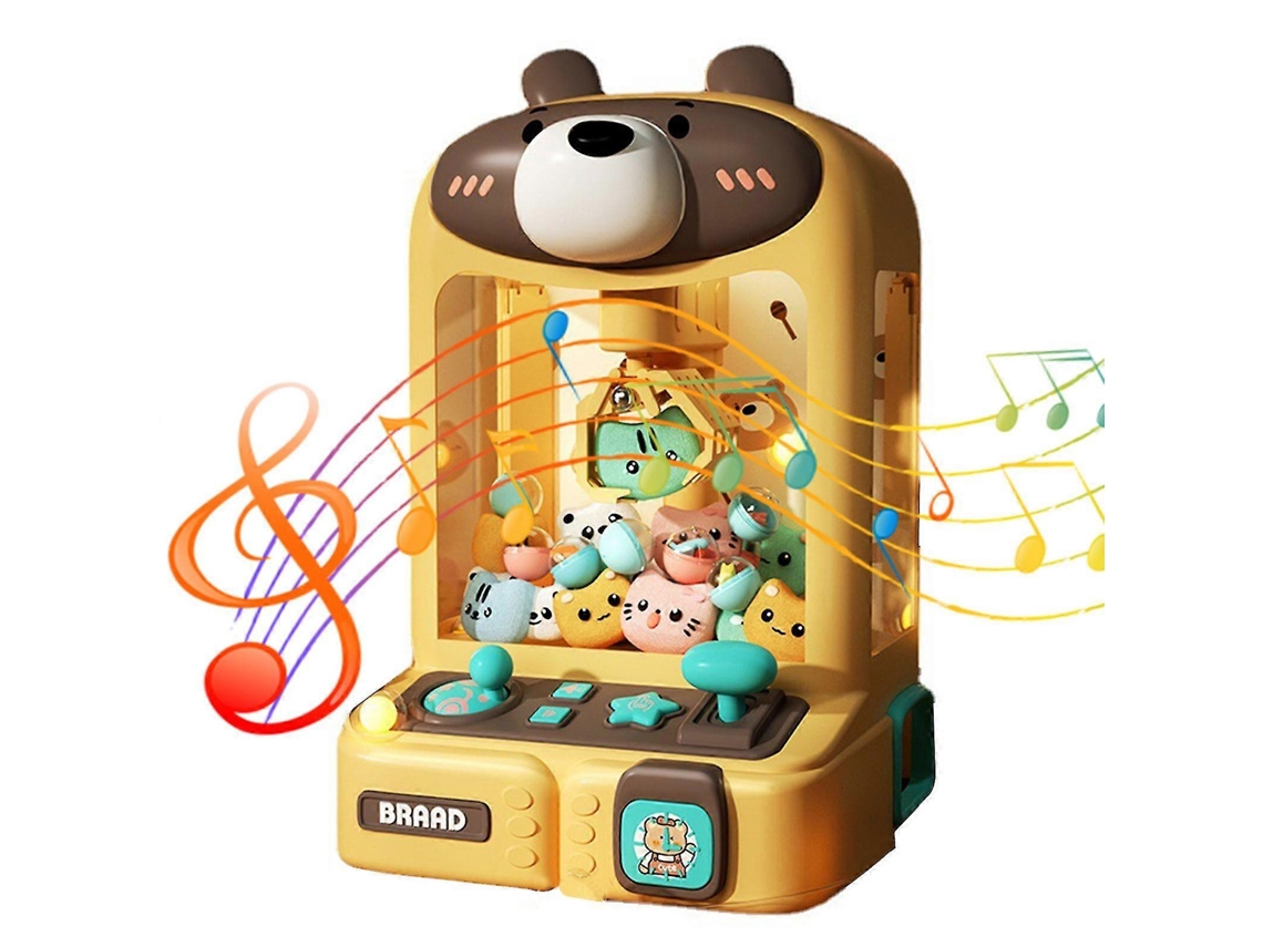 Máquina De Garras Mini Arcade De Doces, Com Luzes E Sons, Para Crianças