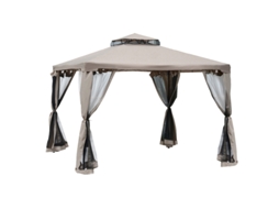 Gazebo ZIWEI STORE de Jardim com Quatro Painéis Laterais Resistente Às Intempéries para Festas e Eventos