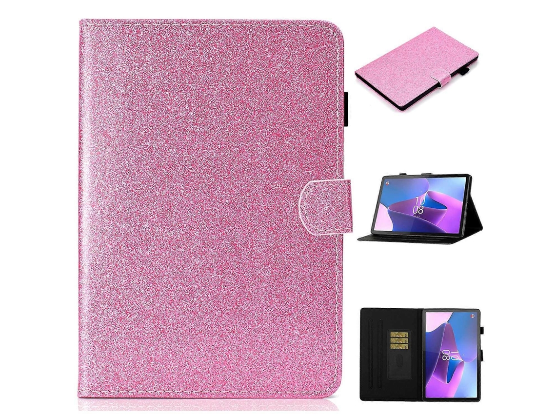 Capa De Couro Inteligente Para Tablet Lenovo Tab P11 Gen2 / Xiaoxin Pad Plus 2023 Com Acabamento Em Verniz Brilhante.