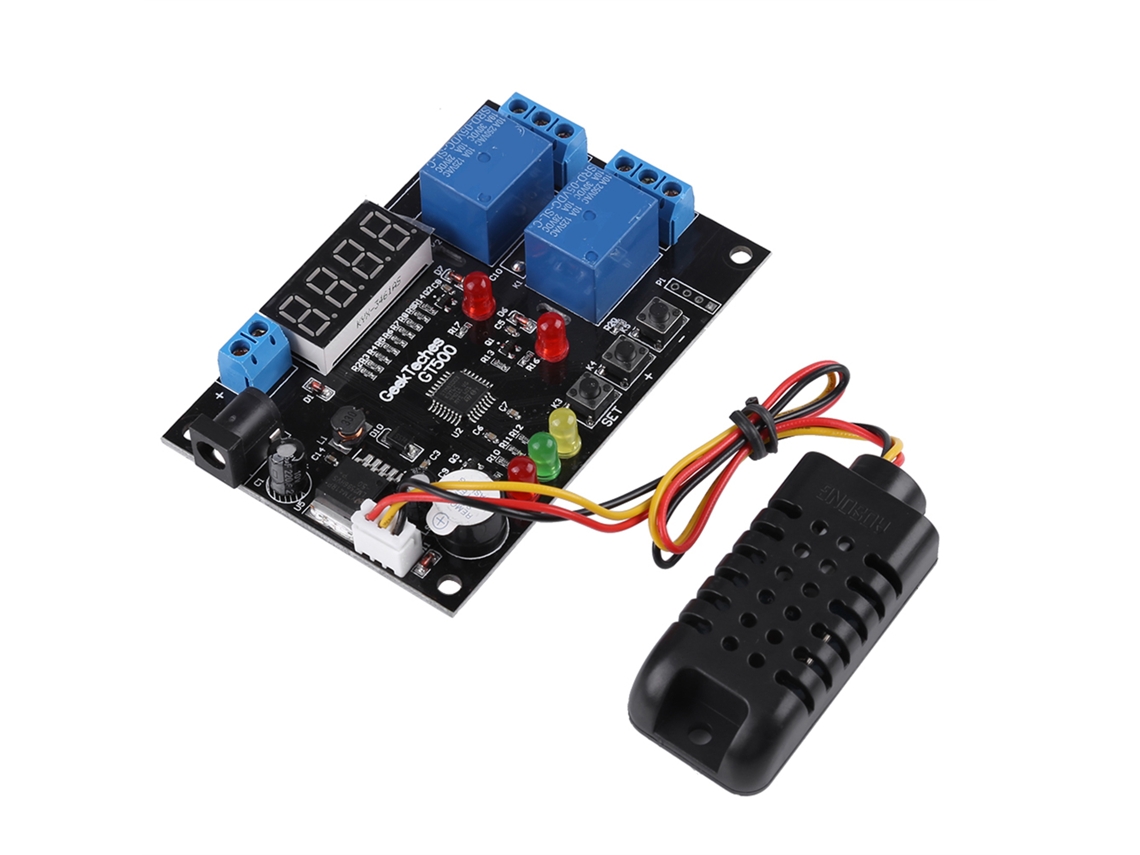Módulo de Placa de Controlador de Temperatura e Umidade Digital com Relé Inteligente