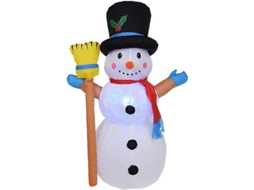 Decoração De Natal Inflável, Boneco De Neve Inflável Para Áreas Externas, Decoração De Natal Com Led PENGDSJE
