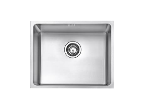 Lava Loiça Jassferry Com 1 Cuba, Aço Inoxidável Com Lavatório De Encastrar 540 X 440 Mm