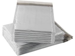 Conjunto de 50 Sacos Envio Autoadesivos Cinza Alipis, Envelopes para Envio, Práticos Resistente
