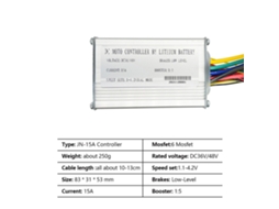 Kit de Conversión de Bicicleta a Bicicleta Eléctrica Con Controlador de 15 a Y Panel Lcd Retroiluminado Inteligente.