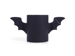 Taza De Cerámica Batman 3d Alas 2025 Taza De Café Negra Regalo Coleccionable Para Fans De Cómics