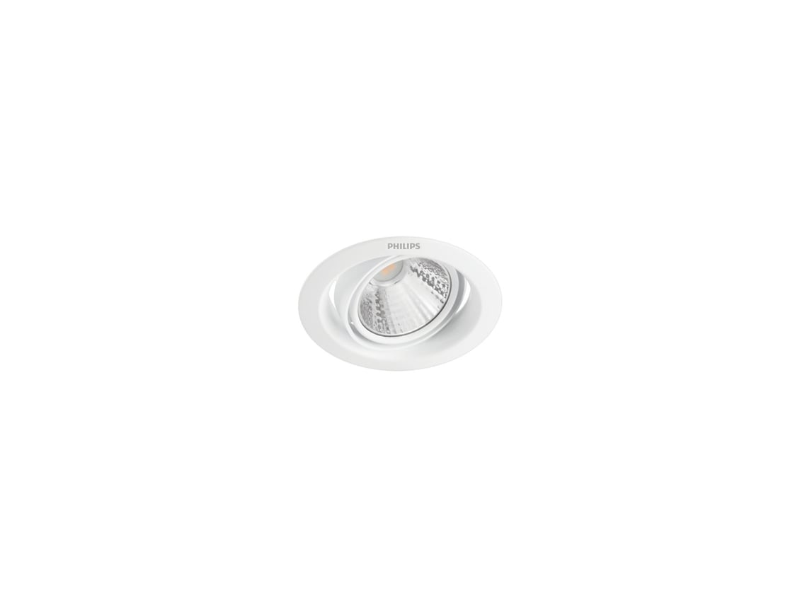 Foco Downlight Led Regulável de 5W Philips Pomeron Corte Ø 70 Mm Branco Quente 2700K LEDKIA