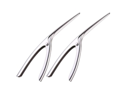 Pelador De Camarones Profesional Acero Inoxidable Curvo Ergonómico Fácil De Usar