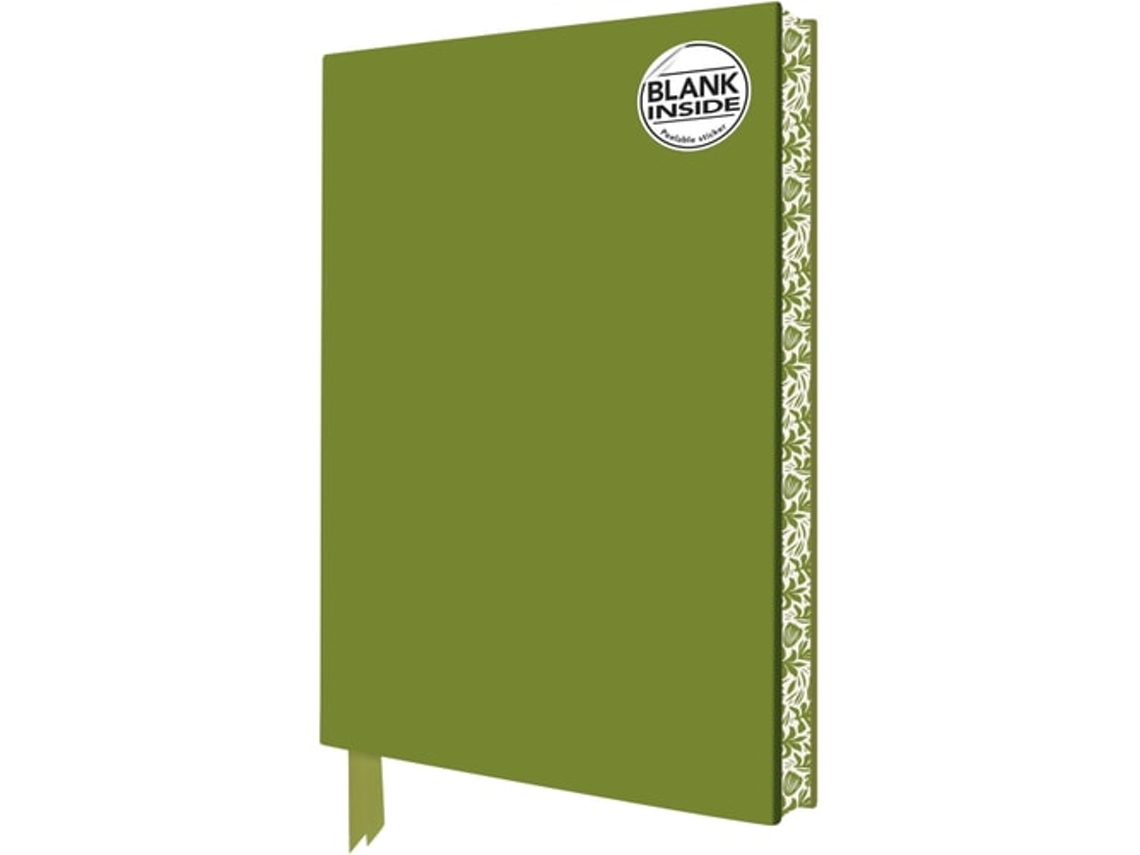 Livro Sage Green Blank Artisan Notebook de Flame Tree Studio (Inglês)