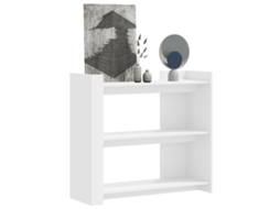 Vidaxl Mesa Consola 100x35x90 Cm Derivados De Madeira Branco