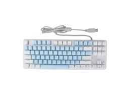 Teclado Mecânico Gamer 87 Teclas Switch Azul RGB Backlight USB para PC e Laptop com MARCA