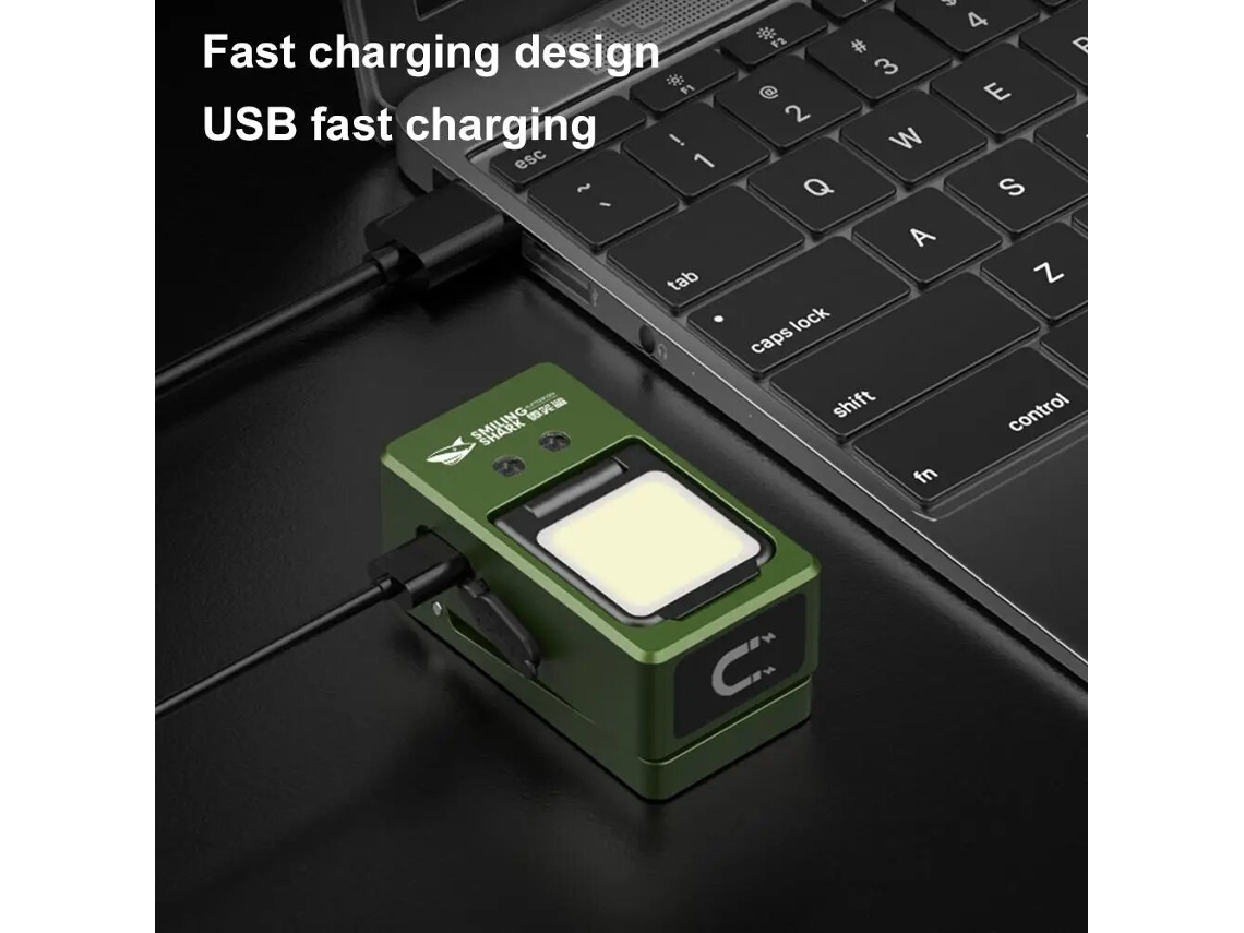 Greensmiling Shark Tip-166 Lanterna Cabeça Led Cob Usb Clipe Magnético Mãos-livres Sensor Movimento Ip Multimodo Portátil Trabalho
