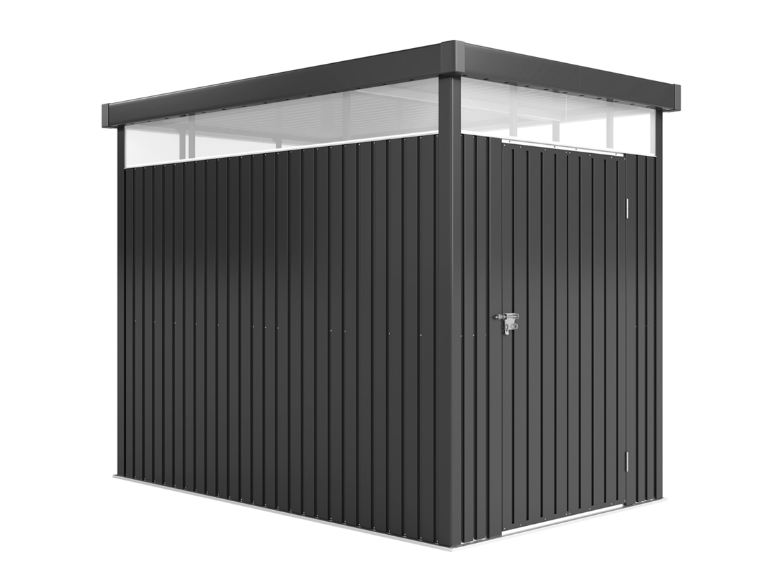 Casinha de Jardim Metálica VERIDIA CUOM com Telhado Inclinado (163 X 89 X 163 Cm)