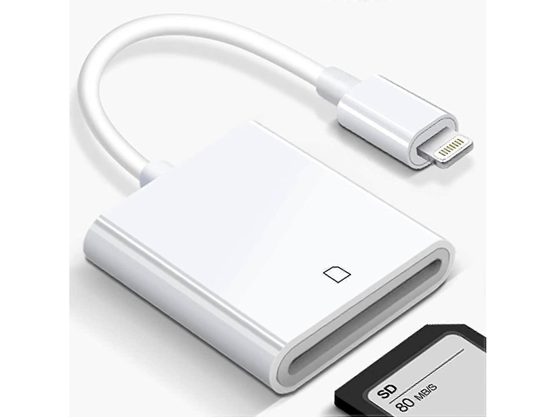 Adaptador De Leitor De Câmera Apple Lightning Para Cartão Sd Compatível Com Iphone E Ipad Aquaforge