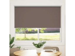 Vidaxl Cortina De Rolo Blackout, 164,4 X 175 Cm, Largura Do Tecido 160 Cm, Cor Café.