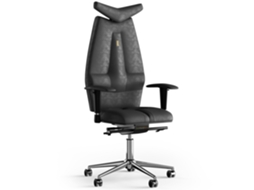 Cadeira de Escritório Ergonómica KULIK Tecido a Jato Antara (Preto -130x50x50cm)