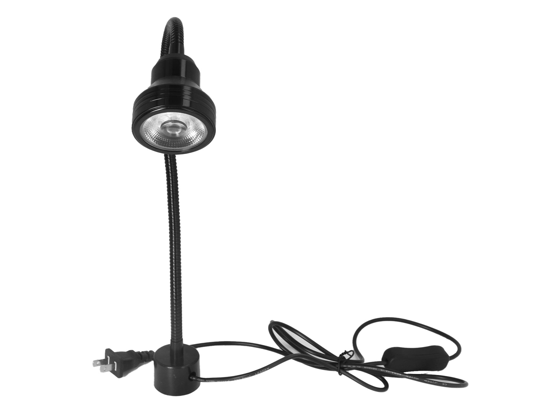 2026 lâmpada de Trabalho Magnética 7w Led com Pescoço Flexível e Base Magnética para Cnc e Mesa de Trabalho
