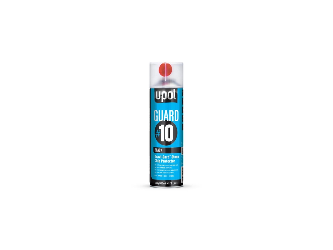 Guard 10 Tinta Spray Anti Graffiti Preta 450 Ml U Pol