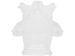 Molde De Plástico Branco Para Balaustrada Romana De Pavilhão De Jardim, Resistente.