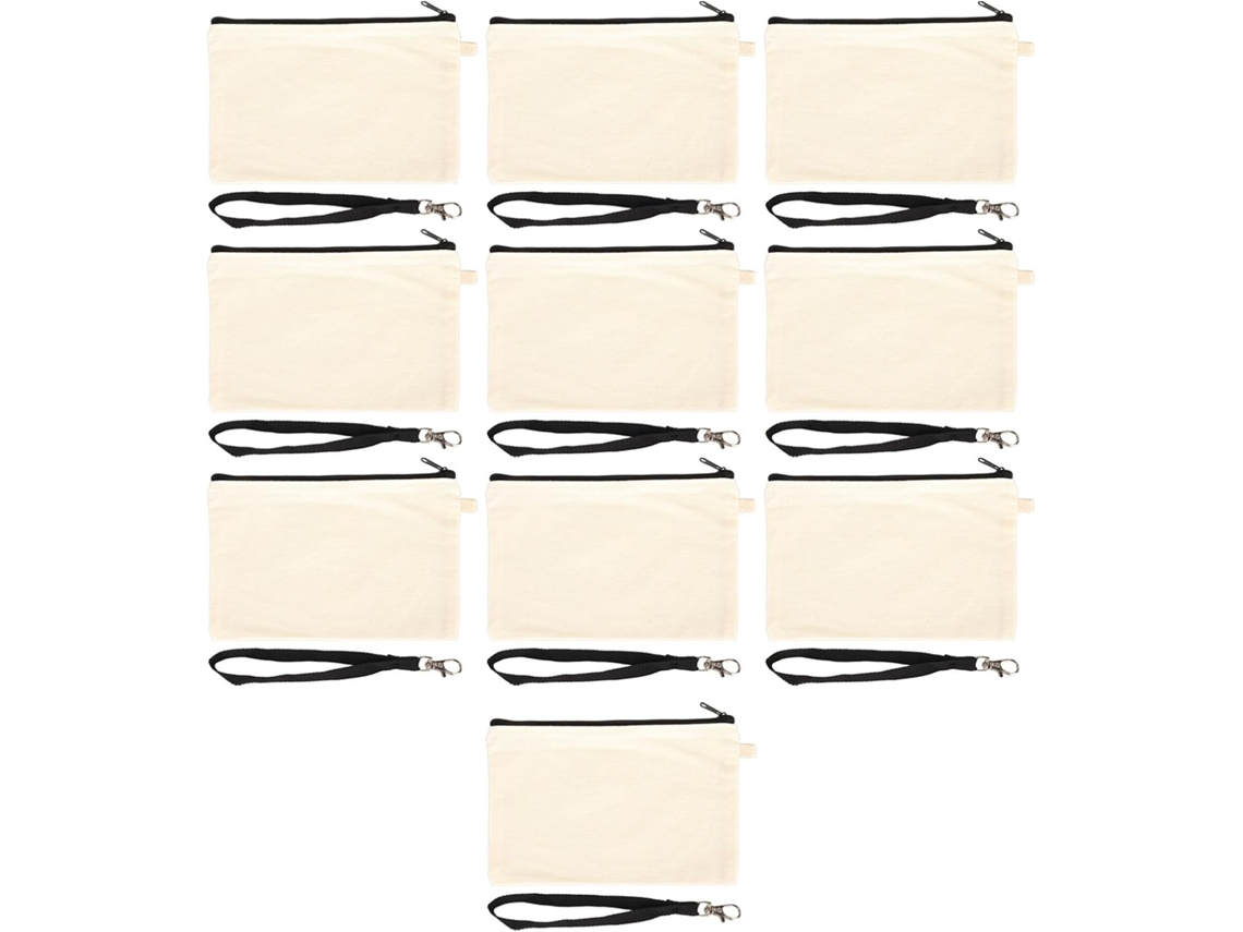 Bolsas SFUSHOS de cosméticos de lona, feitas à mão