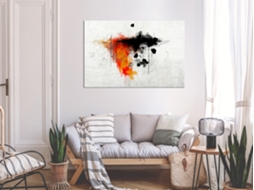 Quadro ARTGEIST Expression of Red (1 Part) Wide (60x40)