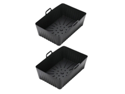 Conjunto De 2 Formas De Silicone Retangulares Para Fritadeira Elétrica, Acessórios Para Cesto De Fritadeira Elétrica
