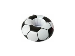 Copo Inflável Grande Em Formato De Bola De Futebol Com Boia, Ideal Para Atividades Ao Ar Livre No Verão.