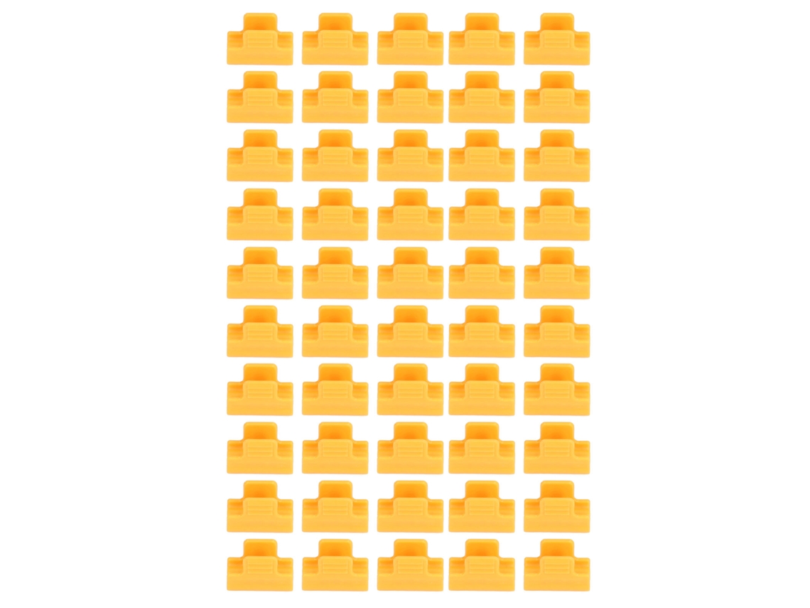 50pcs/set Garrafas de Tela de Sombra Resistente À Ferrugem Aço Fio Clip de Pressão para Estufa S/MARCA