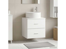 Vidaxl Vaidade Com Pia Suspensa Branco 49,5 X 44,5 X 65,5 Cm