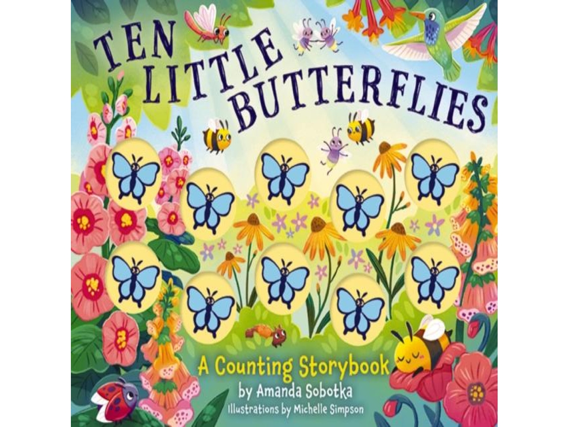 Livro Ten Little Butterflies de Amanda Sobotka (Inglês)